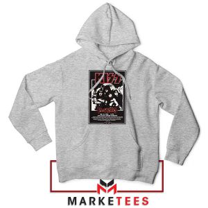 Rock on With Kiss 1983 Five Flags Center Grey Hoodie