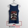 Rock on With Kiss 1983 Five Flags Center Navy Tank Top