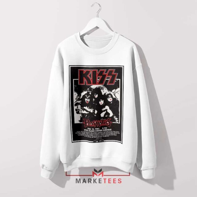 Vintage Kiss 1983 Five Flags Center Concert T-Shirt