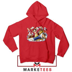 Sail the High Seas with Monkey D Luffy Red Hoodie