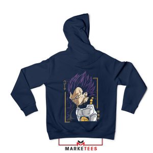 Saiyan Heritage Vegeta Power Navy Hoodie