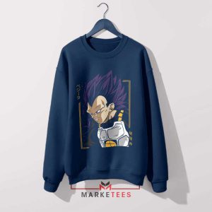 Saiyan Heritage Vegeta Power Navy Sweatshirt