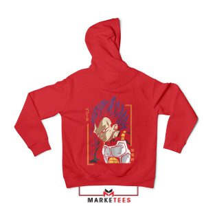 Saiyan Heritage Vegeta Power Red Hoodie