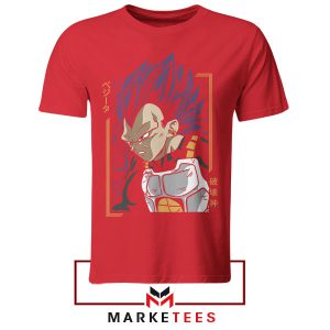 Saiyan Heritage Vegeta Power Red Tshirt