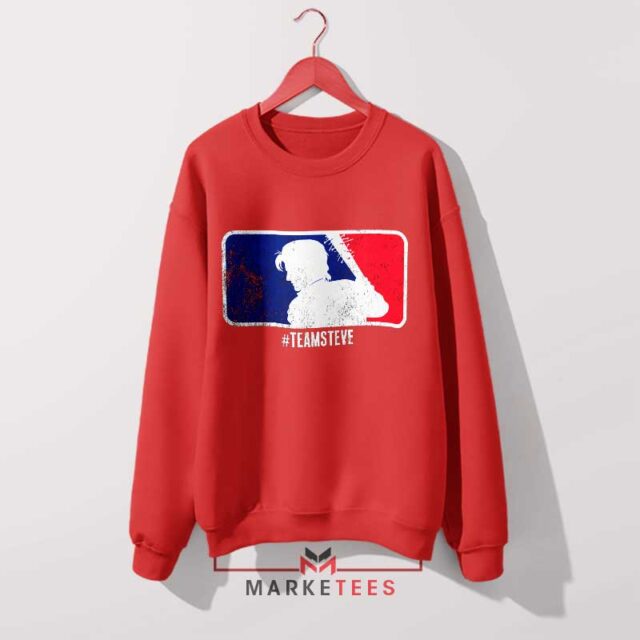 Team Steve Baseball Logo Parody T-Shirt