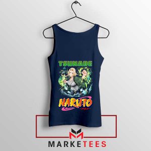 Sexy Tsunade Hokage Legendary Sannin Navy Tank Top