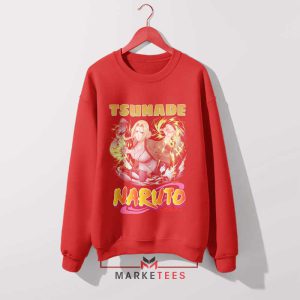 Sexy Tsunade Hokage Legendary Sannin Red Sweatshirt