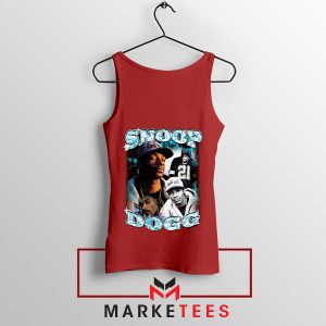 Snoop Dogg 90s-Style Nostalgia Red Tank Top