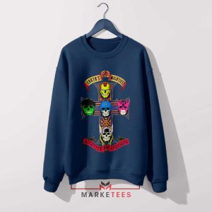 Superheroes Never Looked So Good Navy Sweatshirt