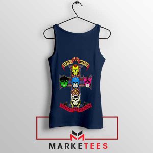 Superheroes Never Looked So Good Navy Tank Top