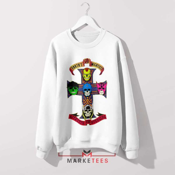 Superheroes Never Looked So Good White Sweatshirt