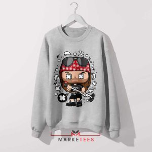 Sweet Child of Art Axl Rose Grey Sweatshirt