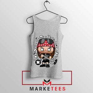 Sweet Child of Art Axl Rose Grey Tank Top