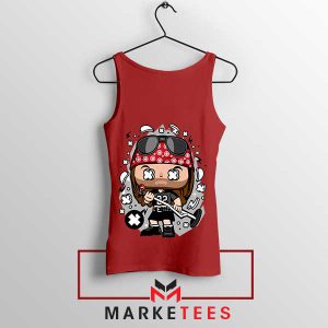 Sweet Child of Art Axl Rose Red Tank Top