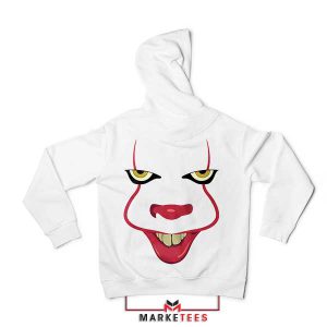Terrifyingly Stylish Pennywise Clown Face Hoodie