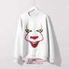 Terrifyingly Stylish Pennywise Face Sweatshirt