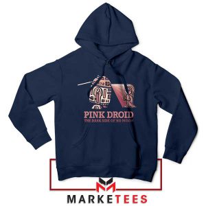 The Droids Rock R2-D2 Pink Floyd Navy Hoodie