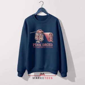 The Droids Rock R2-D2 Pink Floyd Navy Sweatshirt