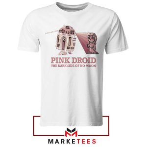 The Droids Rock R2-D2 Pink Floyd White Tshirt