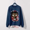 The Greatest Cartoon Muhammad Ali Navy Sweatshirt