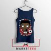 The Greatest Cartoon Muhammad Ali Navy Tank Top