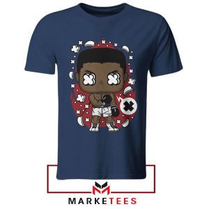 The Greatest Cartoon Muhammad Ali Navy Tshirt