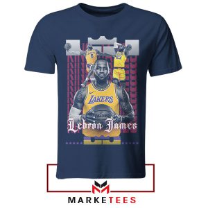 The King LeBron James Masterpiece Navy Thisrt