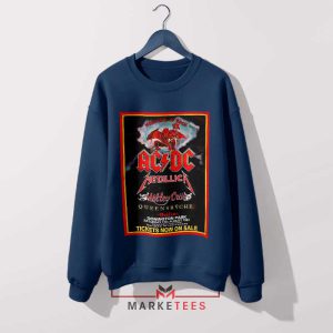 The Monsters Of Rock Castle Donington 1991 Navy Sweatshirt