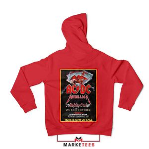 The Monsters Of Rock Castle Donington 1991 Red Hoodie