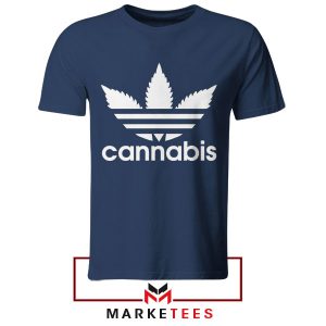 The Perfect Blend Adidas x Cannabis Navy Thsirt