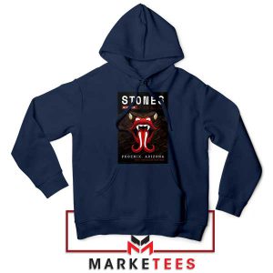 The Stones Are Back No Filter Tour Navy Hoodie