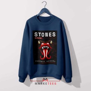 The Stones Are Back No Filter Tour Navy Sweatshirt