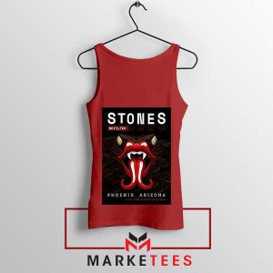 The Stones Are Back No Filter Tour Red Tank Top