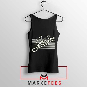 The Strokes Forever Make It Pop Black Tank Top