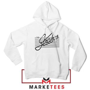The Strokes Forever Make It Pop White Hoodie