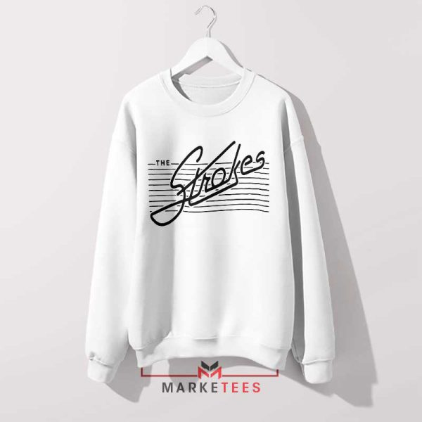 The Strokes Forever Make It Pop White Sweatshirt