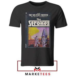 The Strokes Live At The Wiltern Theatre Black Tshirt