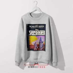 The Strokes Live At The Wiltern Theatre Grey Sweatshirt