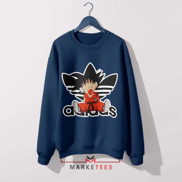 The Ultimate Sleep Goku Adidas Navy Sweatshirt