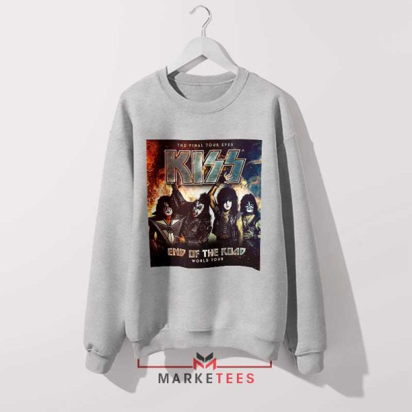 Vintage End of the Road Kiss Me Tour Grey Sweatshirt