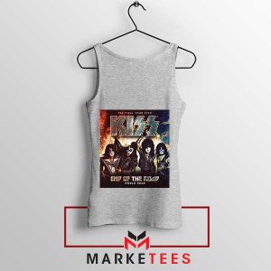 Vintage End of the Road Kiss Me Tour Grey Tank Top