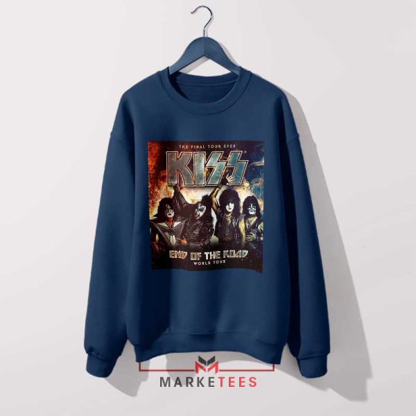 Vintage End of the Road Kiss Me Tour Navy Sweatshirt