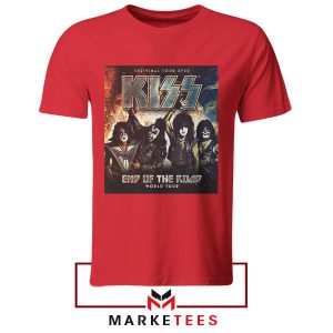 Vintage End of the Road Kiss Me Tour Red Tshirt