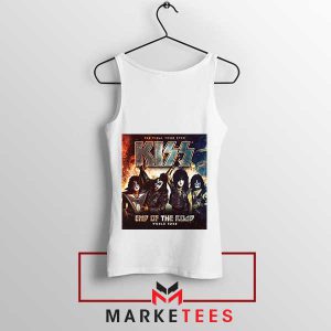 Vintage End of the Road Kiss Me Tour White Tank Top