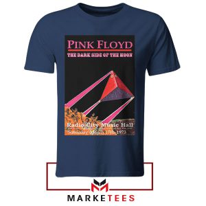 Vintage Pink Floyd Live at Radio City Music Hall Navy Tshirt