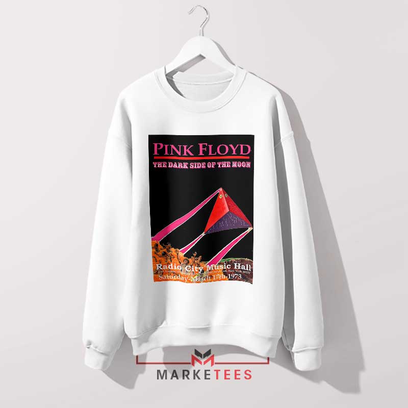 Vintage Pink Floyd Live at Radio City Music Hall White Sweatshirt
