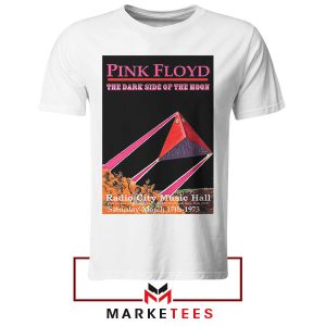 Vintage Pink Floyd Live at Radio City Music Hall White Tshirt