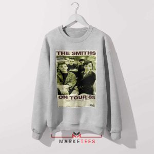 Vintage The Smiths On Tour '85 Grey Sweatshirt
