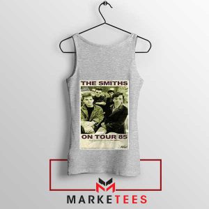 Vintage The Smiths On Tour '85 Grey Tank Top