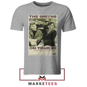 Vintage The Smiths On Tour '85 Grey Tshirt